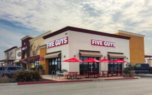 Five Guys Burgers and Fries in Fresno, California