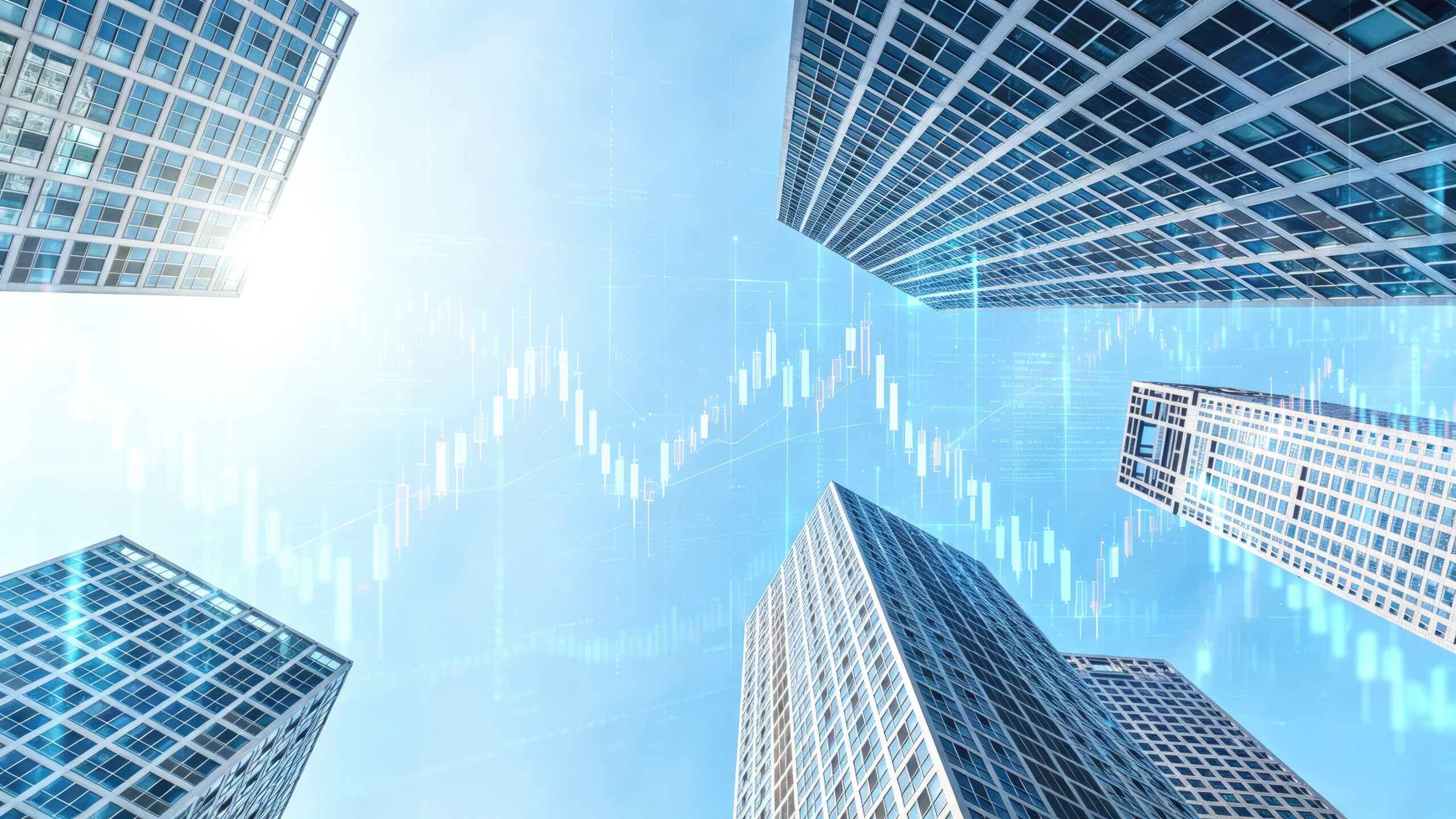 Skyscrapers with investment lines